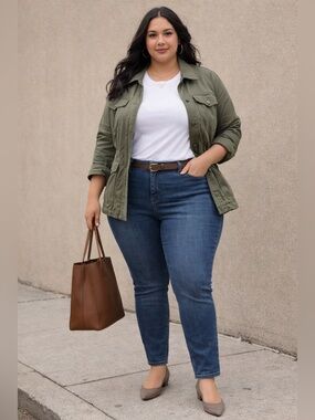 AVA & VIV Straight Leg Jeans Size 24W